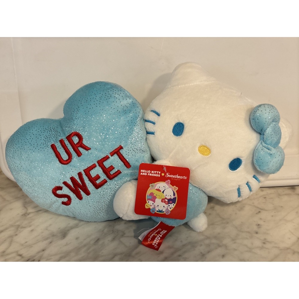 Hello Kitty Sweethearts Plush Blue Heart Plush 2026β